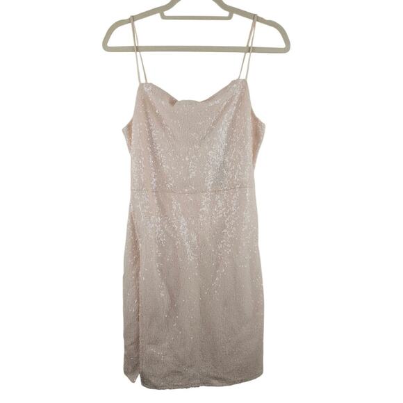 Lulus Sequin Sparkle Mini Dress Size Small - Picture 1 of 8